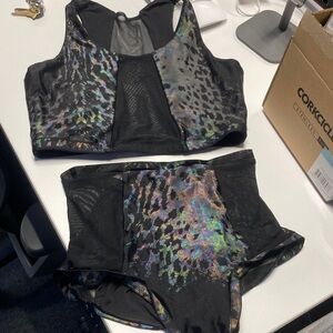 Pole dance pole wear Glitter Punk size M pole set